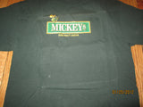Mickeys Malt Liquor Mean Bee Green T Shirt Large