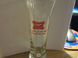Miller High Life Vintage Tall Shell Style Glass