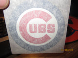 Chicago Cubs Logo 1970's 3 Inch Iron On