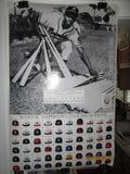 Roman Pro Baseball Hats 1992 Hank Aaron Promo Poster