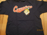 Cleveland Indians "Caucasians" Spoof Logo T Shirt Medium