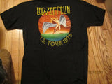 Led Zeppelin US Tour 1975 Vintage Fit Repro T Shirt XL