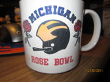 Michigan Football Rose Bowl 1987 Ceramic Coffee Mug