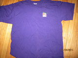 WB TV20 Detroit Embroidered Logo Purple T Shirt XL