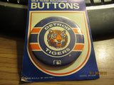 Detroit Tigers Vintage 3 1/2 Inch Pin Mint On Card