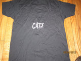 Cats Vintage 1981 Logo Black T Shirt Large Screen Stars Play Theater