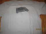 Turntable Tan T Shirt XL Vinyl Old Navy