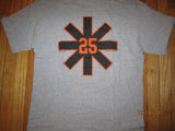 San Francisco Giants #25 Cheater T Shirt Large Barry Bonds
