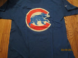 Chicago Cubs Large Logo Blue T Shirt XL SGA