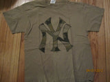 New York Yankees Military Camouflage Logo T Shirt Medium