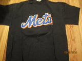 New York Mets #31 Mike Piazza Black T Shirt Large 1998