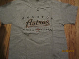 Houston Astros Grey Logo T Shirt Medium Majestic