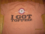 Flat Tops Burgers Logo Ringer T Shirt Medium