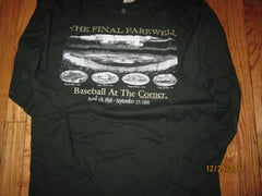 Detroit Tigers Tiger Stadium 1999 Final Farewell Green Long Sleeve Shirt Medium New