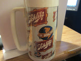 Schlitz Beer Vintage Multiple Logo Large Plastic Mug By Thermos