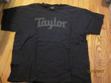 Taylor Guitars Logo Black T Shirt XXL