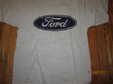 Ford Motor Company Classic Logo Gret T Shirt Large New W/O Tag Detroit