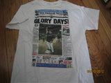 Detroit Tigers 2006 AL CHamps News Headline T Shirt Medium