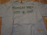 Michigan State Basketball 2000 Final Four Grey T Shirt Large