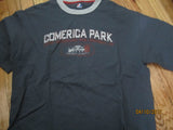 Detroit Tigers Comerica Park Ringer T Shirt Large