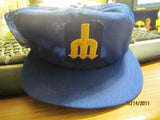 Seattle Mariners Late 80's Logo Mesh Trucker Hat New W/O Tag Annco