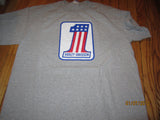 Harley Davidson Logo 80's Iron on Grey T Shirt XL Bike