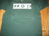 Michigan Staste Basketball Izzone Green T Shirt Medium Nike