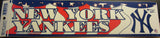 New York Yankees Logo 1997 Bumper Sticker