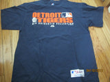 Detroit Tigers Navy Practice T Shirt Large Majestic
