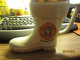 Rochester Michigan Fire Department Vintage "Boot" Ceramic Boot Beer Stein