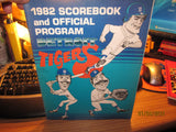 Detroit Tigers 1982 Program Vs Toronto Unscored