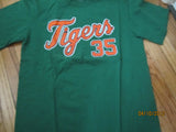 Detroit Tigers #35 Justin Verlander St Patrick's Day T Shirt Large