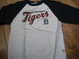 Detroit Tigers Script Raglan T Shirt Medium