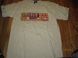 Radio City Rockettes logo Cream T Shirt Large New York City
