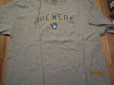 Milwaukee Brewers 80's Logo Grey T Shirt XL