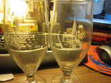 Fischer Biere De Alsace Tulip Style 0.5ltr Glasses France Set Of 2 Beer