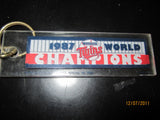 Minnesota Twins 1987 World Champions Lucite Keychain 5" Wide