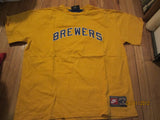 Milwaukee Brewers Sewn Letters/Logo Heavyweight T Shirt XL Nike