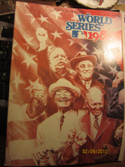 Detroit Tigers 1984 World Series Program Tiger Stadium Issue