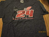 Detroit Red Wings #24 Chris Chelios Grey T Shirt Large