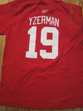 Detroit Red Wings #19 Steve Yzerman T shirt Kids Large