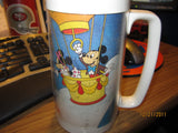 Walt Disney World Vintage Tall Thermos Mug Mickey Mouse Goofy