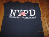 NYPD 9-11 T Shirt Medium New York Police Dept