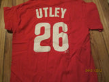 Philadelphia Phillies #26 Chase Utley T Shirt Medium