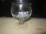 Mort Subite Belgian Ale Snifter Style Glass RARE! Beer Belgium