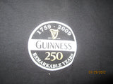 Guinness Stout 250th Anniversary T Shirt Large Ireland Beer Irish