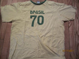 Brazil World Cup Team 70 Ringer T Shirt XL