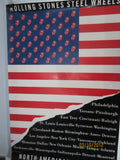 ROLLING STONES 1989 Steel Wheels North American Tour Poster RARE! 60 X 40 Inches