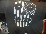 THE MISFITS American Flag Skull Logo Black T Shirt XXL Danzig