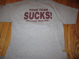 Chicago Cubs Bar Louie Wrigleyville Grey T Shirt Large